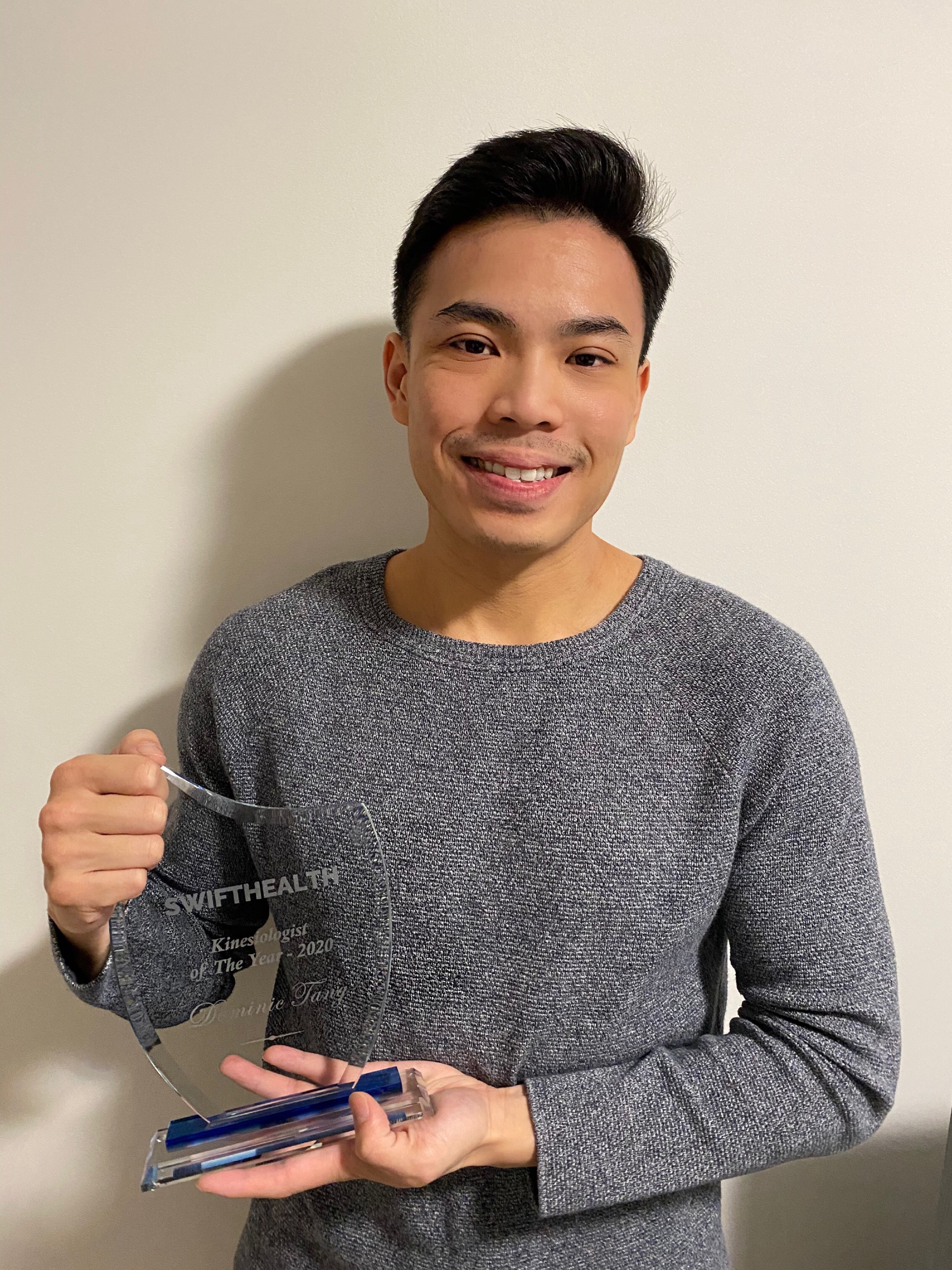 2020 Kinesiologist of the year dominic tang Swift Health